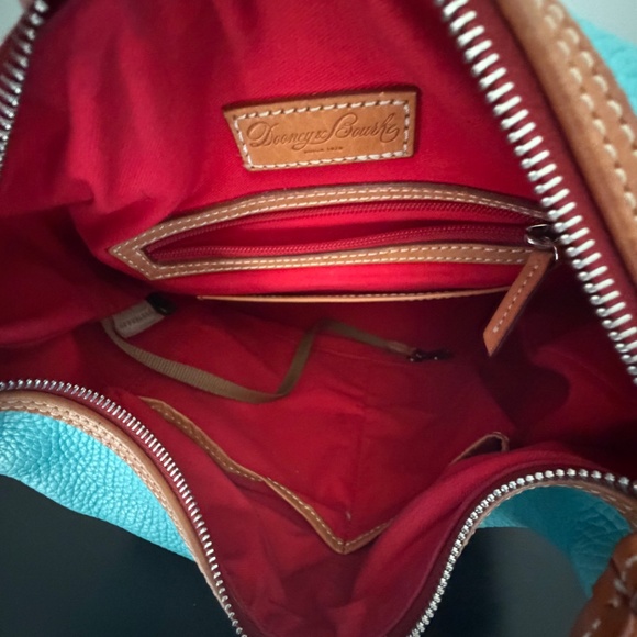 Dooney & Bourke Patterson Paige Sac Hobo Shoulder Bag Calypso Turquoise - Picture 9 of 16